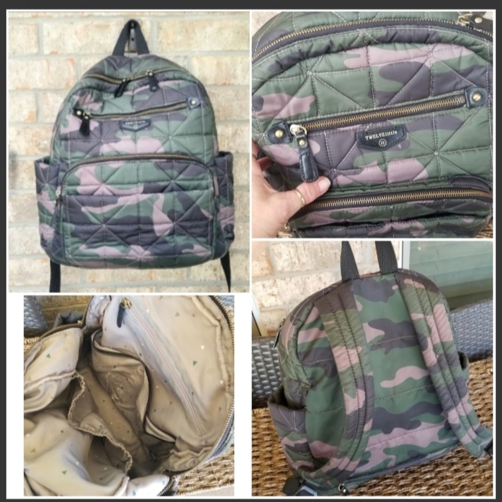 Unisex Companion CAMO BACKPACK (15x14x6) Lightweight KIDS Nylon Diaperbag